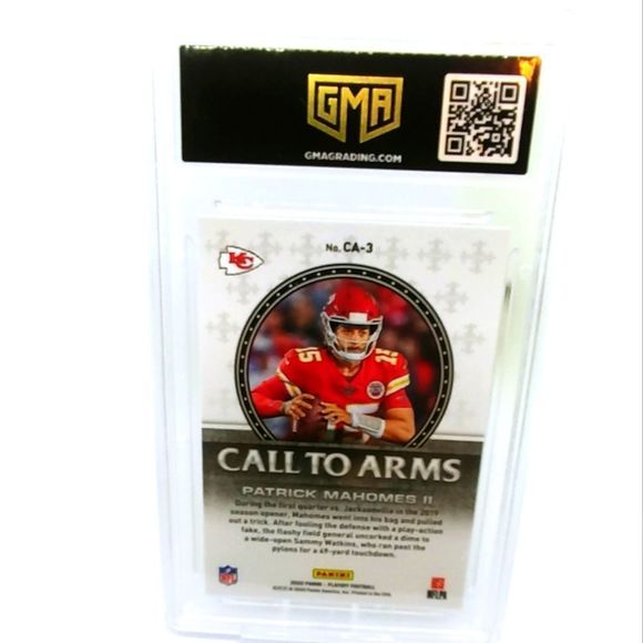 2020 PLAYOFF PATRICK MAHOMES II CALL TO ARMS # CA-3 - Picture 4 of 6